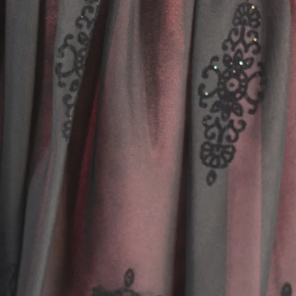 JESSICA Tule/Net/Layered Embossed Skirt SZ 12 NWT #B44 - Picture 8 of 10